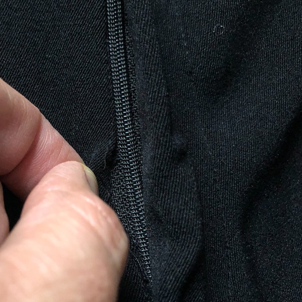 Philippe Adec Black Pant, Size 6 - Picture 12 of 14